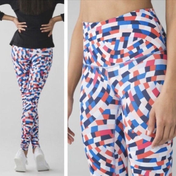 Lululemon Wunder Under Pant HR Capoeira Multi C2. - Picture 11 of 16